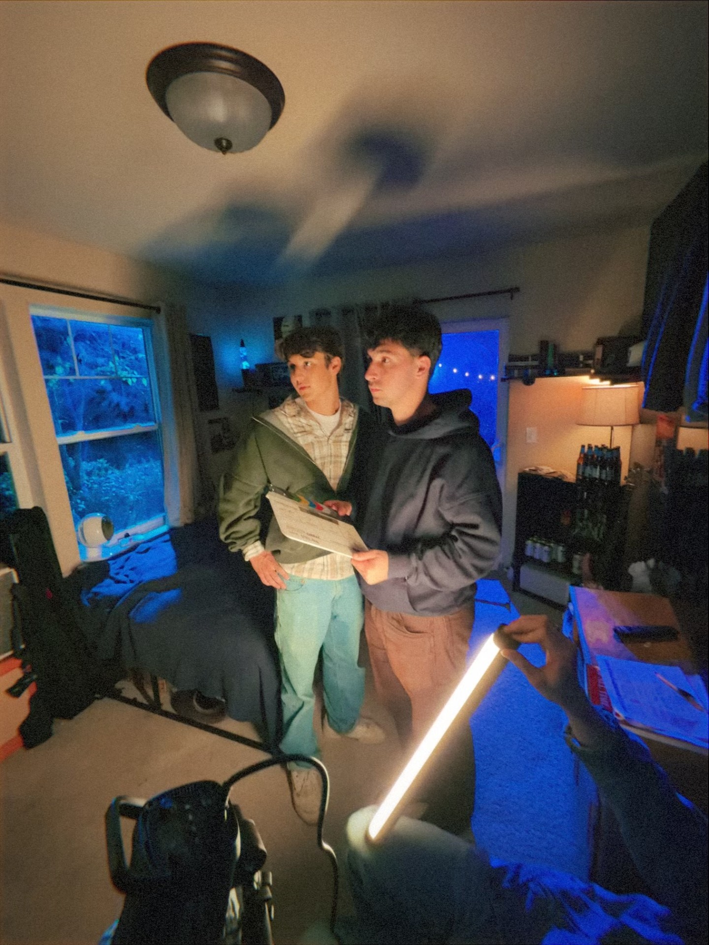 Director & DP · blocking