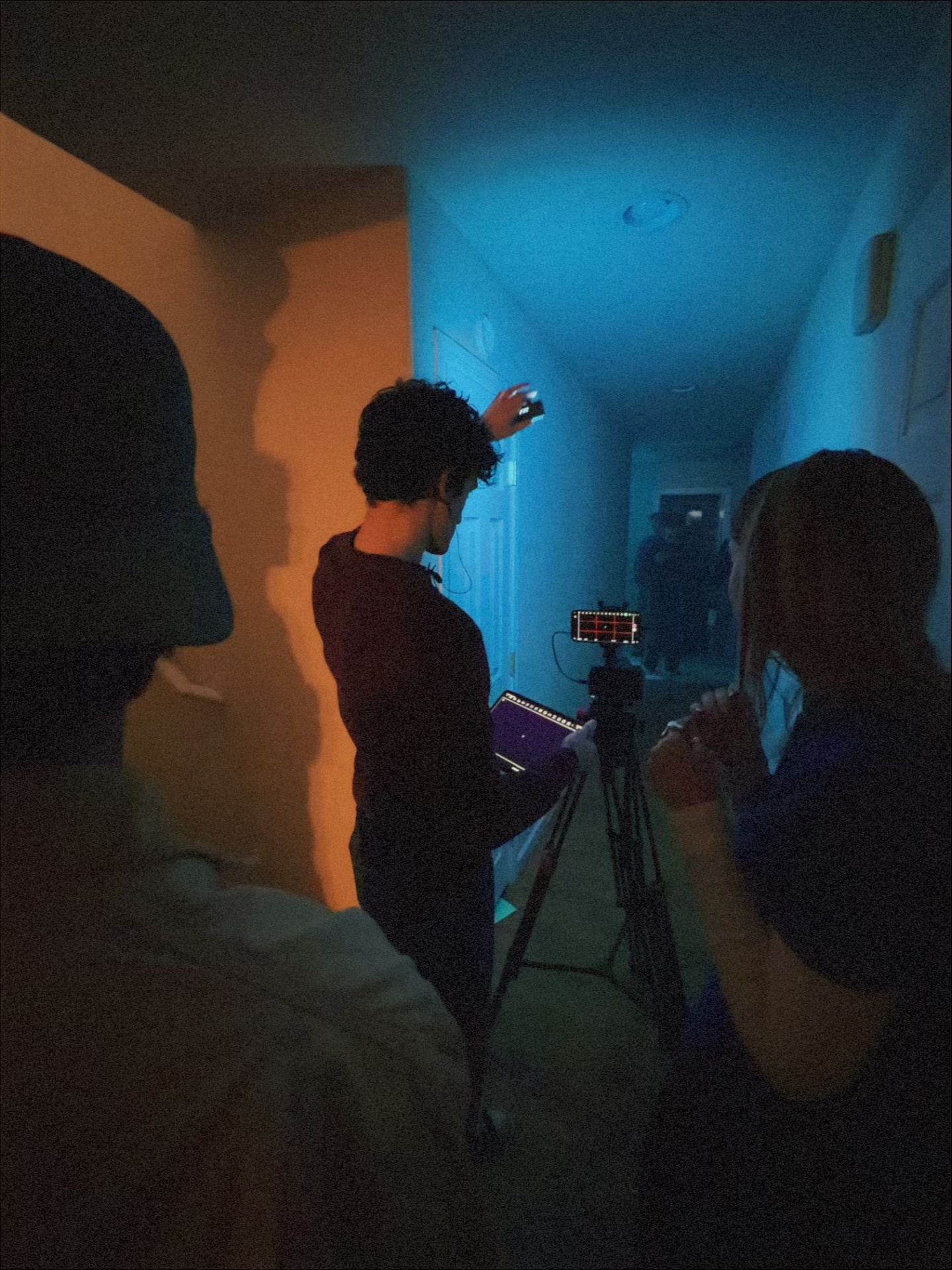 Hallway · orange meets blue