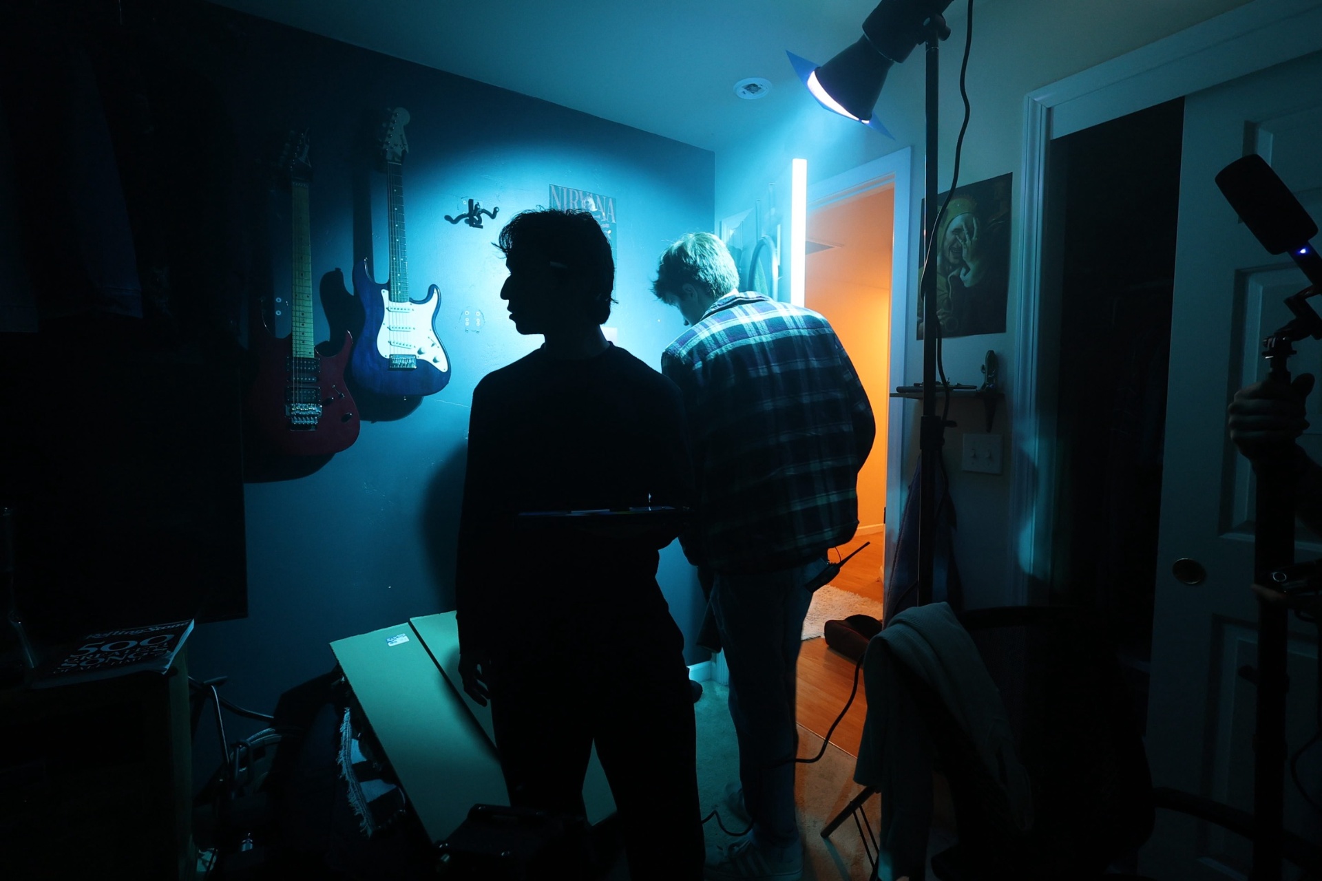 Silhouettes · guitar wall