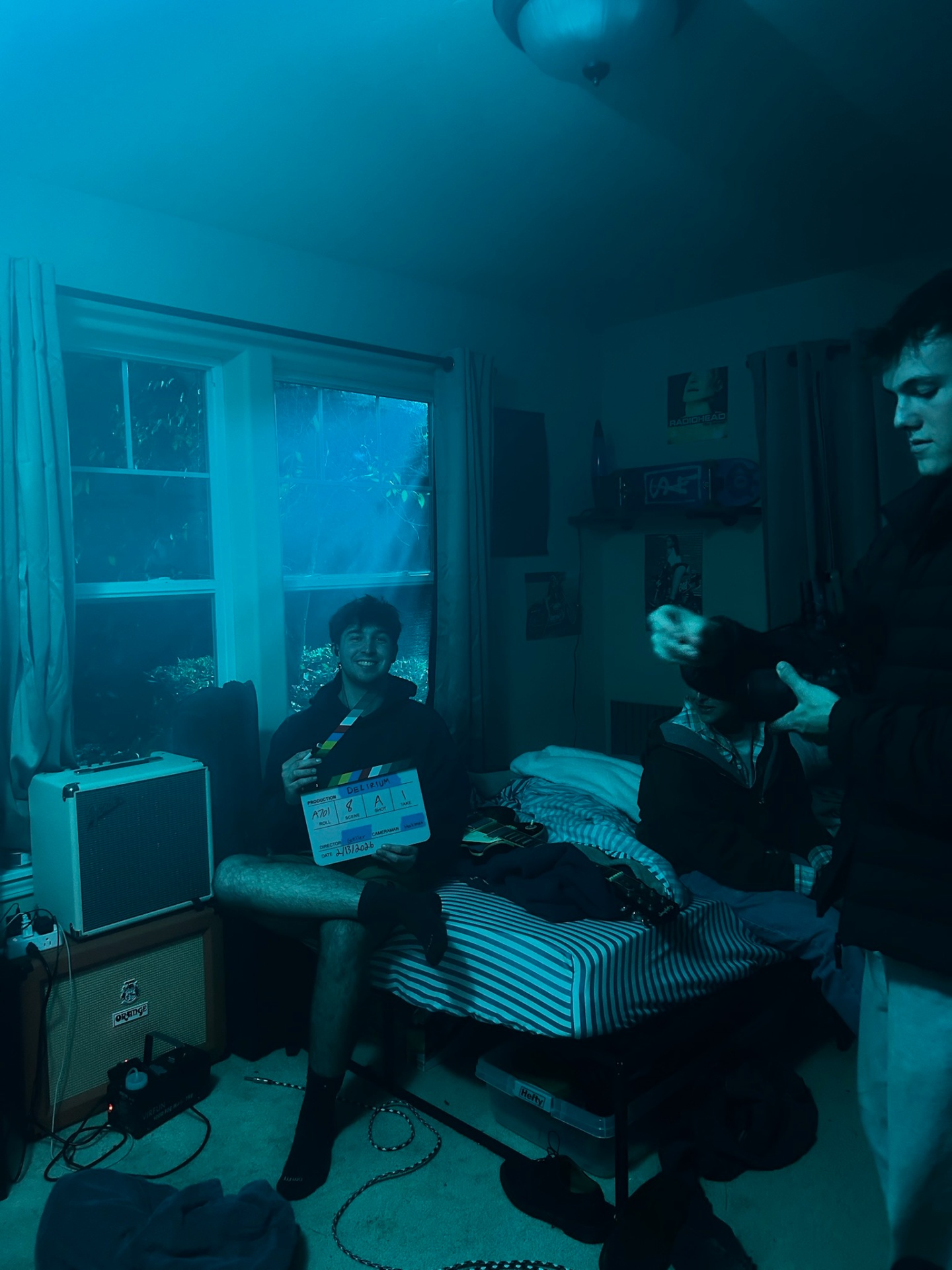 Bedroom set · blue hour