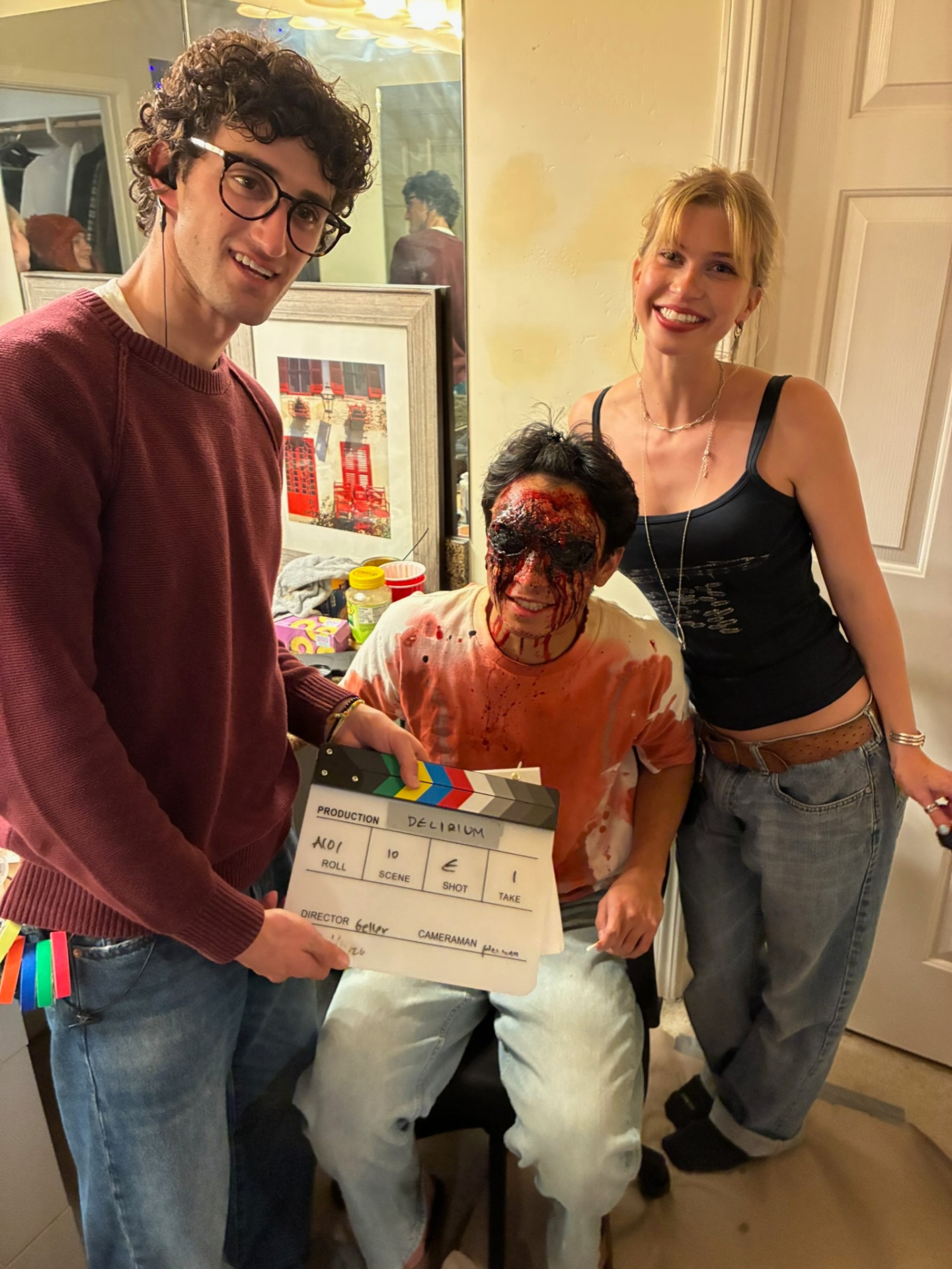 Delirium · slate up, scene 10